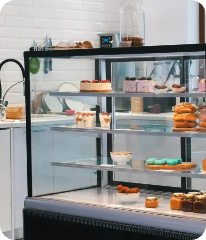 Cake display chiller repair for bakery and café businesses