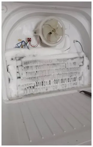 Freezer thermostat and internal wiring inspection